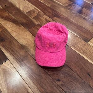 Under Armour girls pink hat youth